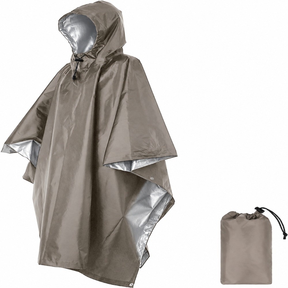 Duurzame, waterdichte regenpon - Emergency Poncho Rain recensie en prijs