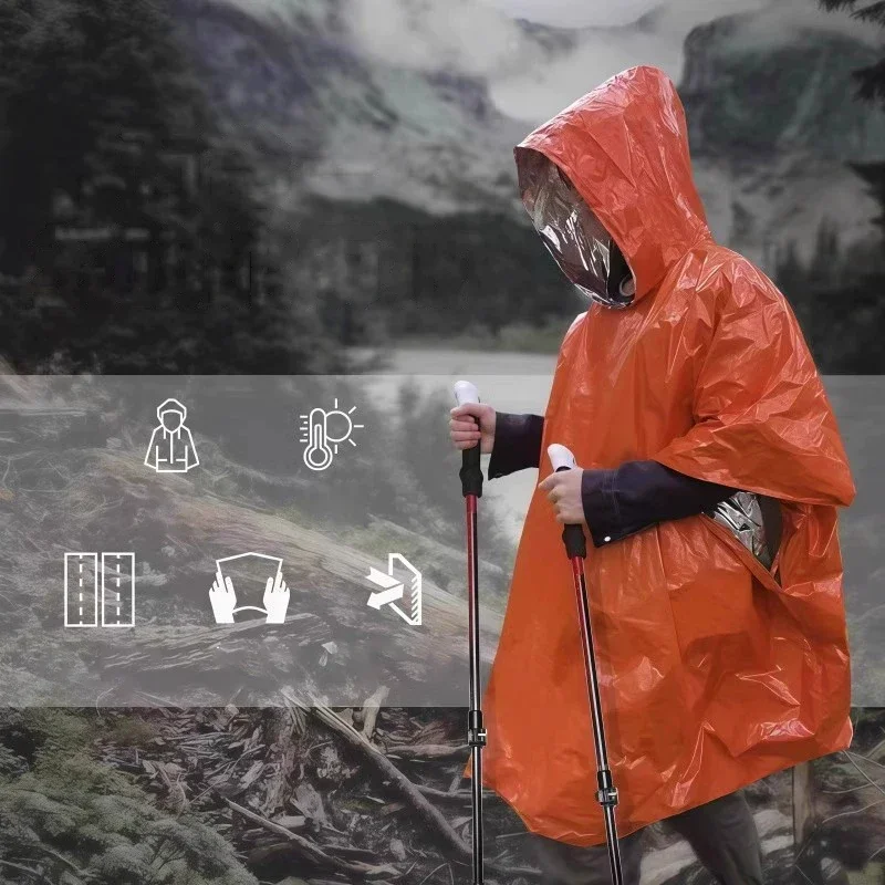 Waterdichte en warme noodponch - Emergency Poncho Rain recensie en prijs